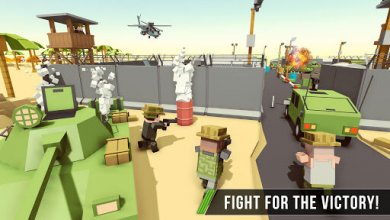 Blocky Army Base:Modern War Critical Action Strike (МОД, оружие) скриншот 2
