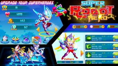 Superhero Robot [ВЗЛОМ: режим бога] v 1.0.5 скриншот №2