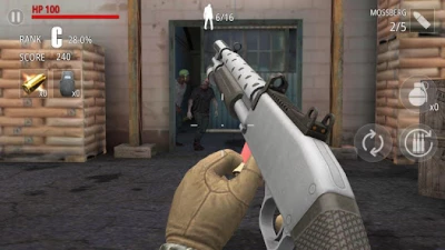 Отстрел зомби : FPS screen 3
