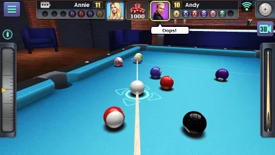 3D бильярд screenshot №2
