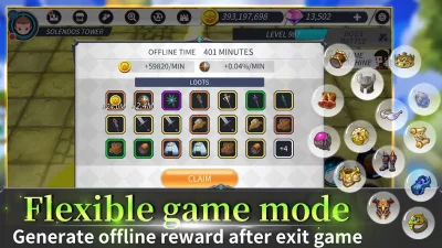 Endless Quest 2  Idle RPG screenshot №8