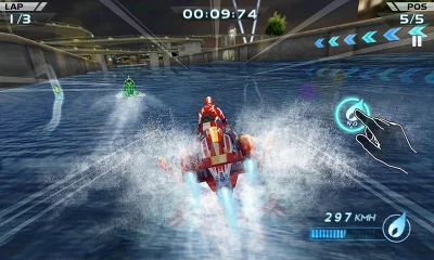 Гонки водных мотоциклов 3D screenshot №3